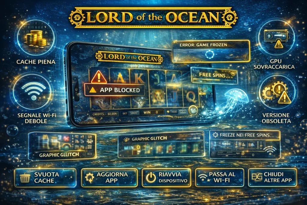 Problemi comuni e soluzioni per lord of the ocean app